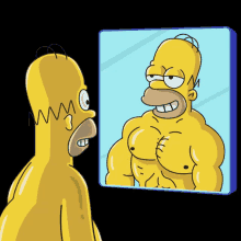 The S Impsons Flex GIF - The S Impsons Flex Muscles GIFs