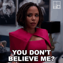 You Dont Believe Me Andrea Barnes GIF - You Dont Believe Me Andrea Barnes Sistas GIFs