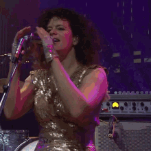 Covering My Eyes Régine Chassagne GIF - Covering My Eyes Régine Chassagne Arcade Fire GIFs