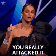 You Really Attacked It Alesha Dixon GIF - You Really Attacked It Alesha Dixon Bgt GIFs