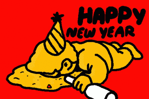 Happy New Year,drink,cheers,puke,gif,animated gif,gifs,meme.