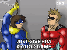 Just Give Him A Good Game Do A Good Job GIF - Just Give Him A Good Game Do A Good Job Give Him A Show GIFs