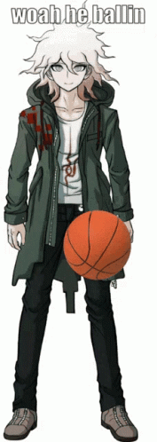 Nagito Komaeda GIF - Nagito Komaeda Basketball GIFs