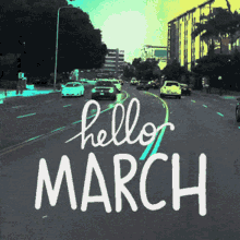 Hello March GIF - Hello March Month GIFs