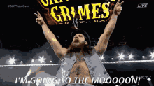 Cameron Grimes Going To The Moon GIF - Cameron Grimes Going To The Moon Wwe GIFs