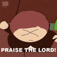 praise the lord eric cartman south park s4e11 probably