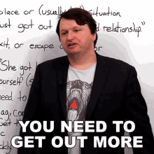 You Need To Get Out More Alex GIF - You Need To Get Out More Alex Learn English With Alex GIFs