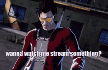No More Hero No More Heroes GIF - No More Hero No More Heroes Wanna Watch Me Stream GIFs