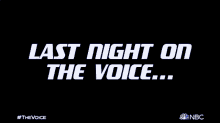 Last Night On The Voice Previously On The Voice GIF - Last Night On The Voice The Voice Previously On The Voice GIFs