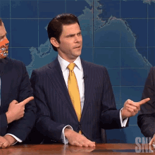 Pointing Out Donald Trump Jr GIF - Pointing Out Donald Trump Jr Saturday Night Live GIFs