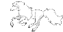 Horse White Horse Sticker - Horse White Horse Running Stickers