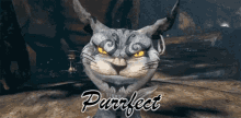 Cheshire Cat Purrfect GIF - Cheshire Cat Purrfect American Mcgees Alice GIFs