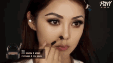 pony make up tutorial cosmetics beauty brush