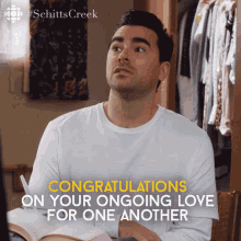 Congratulations On Your Ongoing Love For One Another You Did It GIF - Congratulations On Your Ongoing Love For One Another You Did It David Rose GIFs