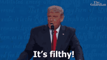 Trump Trump Filthy GIF - Trump Trump Filthy Trump Debate GIFs