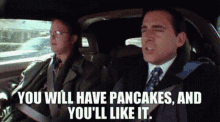 Pancakes Driving GIF - Pancakes Driving The Office GIFs