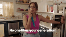 No One Likes Your Generation Camille Pham GIF - No One Likes Your Generation Camille Pham Run The Burbs GIFs
