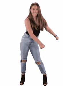 Girl Dance Floss GIF - Girl Dance Floss Floss Dance GIFs