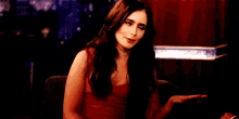 Lily Collins Nevermind GIF - Lily Collins Lily Nevermind GIFs