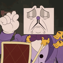 Snap King Dice GIF - Snap King Dice The Cuphead Show GIFs