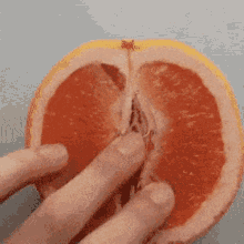 Orange Finger GIF - Orange Finger Poking - Discover & Share GIFs