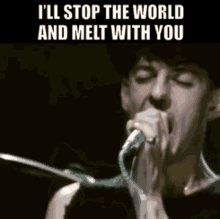 ill stop the world and melt with you