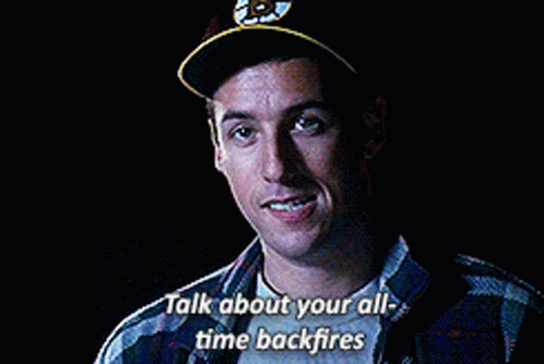 Happy Gilmore Talk About Your All Time Backfires GIF - Happy Gilmore Talk  About Your All Time Backfires Backfire - Discover & Share GIFs