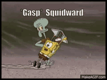 Squidward Gasp GIF - Squidward Gasp Spongebob GIFs