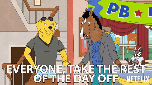 take rest of the day off