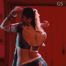 anushka shetty sexy back dance