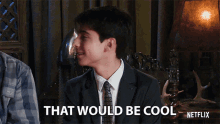 That Would Be Cool Number Five GIF - That Would Be Cool Number Five Aidan Gallagher GIFs