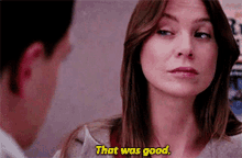 Greys Anatomy Meredith Grey GIF - Greys Anatomy Meredith Grey That Was Good GIFs