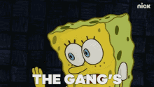 The Gangs All Here Spongebob GIF - The Gangs All Here Spongebob Spongebob Squarepants GIFs