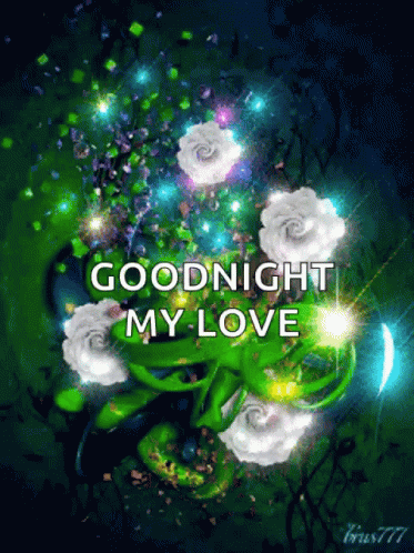 Good Night My Love Gif Good Night My Love Flowers Discover Share Gifs