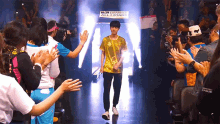 cheers high five good job dramatic entrance we got em cheers high five good job dramatic entrance we got em