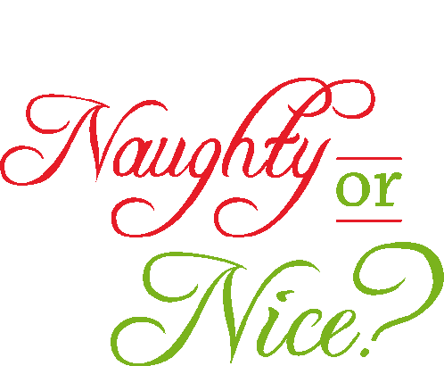 Naughty Or Nice Winter Joy Sticker - Naughty Or Nice Winter Joy Joypixels Stickers