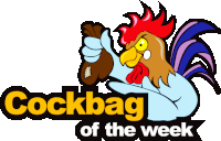 Cockbag Of The Week Chicken Sticker - Cockbag Of The Week Cockbag Chicken Stickers