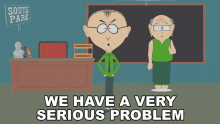 We Have A Very Serious Problem Herbert Garrison GIF - We Have A Very Serious Problem Herbert Garrison Mr Mackey GIFs