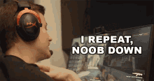 I Repeat Noob Down GIF - I Repeat Noob Down Simon Twist Eliasson GIFs
