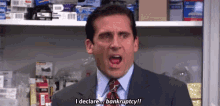 The Office Steve Carell GIF - The Office Steve Carell I Declare Bankruptcy GIFs