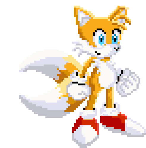 Sonic Fox Sticker - Sonic Fox Tails Stickers.