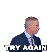 Try Again Gerry Dee Sticker - Try Again Gerry Dee Family Feud Canada Stickers