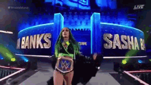 Sasha Banks Wrestlemania GIF - Sasha Banks Wrestlemania Entrance GIFs