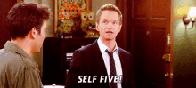 Self Five Himym GIF - Self Five Himym Barney GIFs