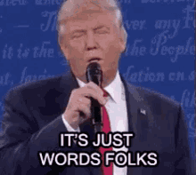 Presidential Debate - Just Words GIF - Debate Debate2016 Just Words GIFs