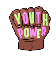 Youth Power Young People Sticker - Youth Power Young People Young Stickers