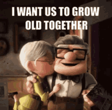 love you relationship goals i want us to grow old together kiss up