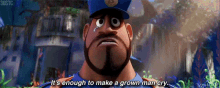Cloudy With A Chance Of Meatballs Enough To Make A Grown Man Cry GIF - Cloudy With A Chance Of Meatballs Enough To Make A Grown Man Cry Police Officer GIFs