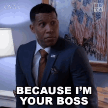 Because Im Your Boss Donald Winthrop GIF - Because Im Your Boss Donald Winthrop The Oval GIFs