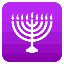 menorah symbols joypixels candelabrum candles